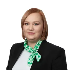 OmaSp:n asiantuntija Irene Varjonen