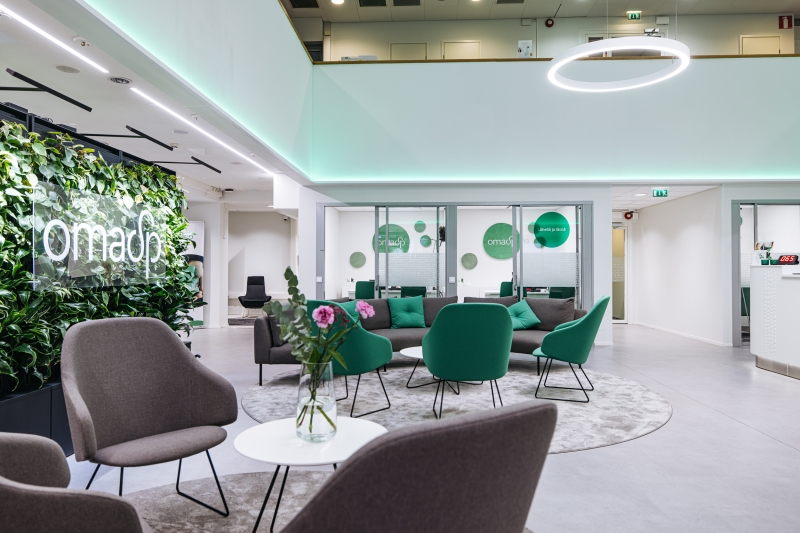 OmaSp:n Turun konttorin aula