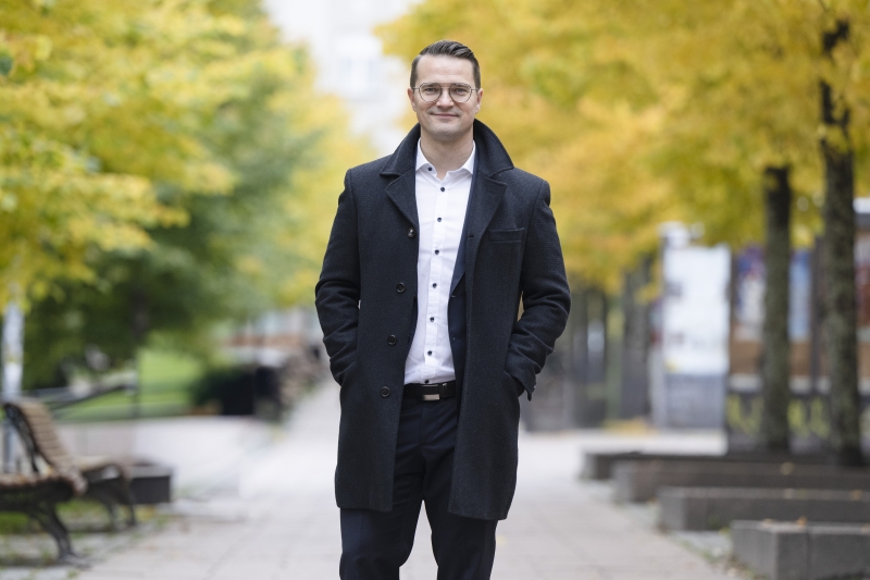 Jesse Järvinen puistossa