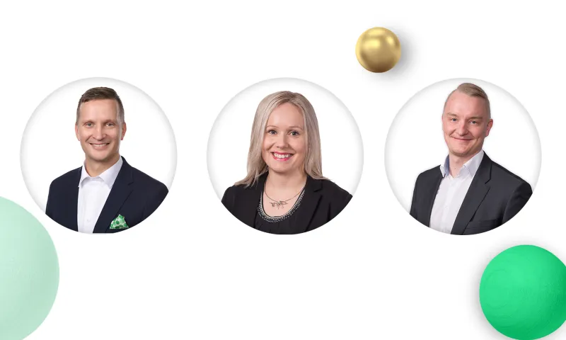 Kuvassa Markus Souru, Sarianna Liiri ja Jussi Pohto.