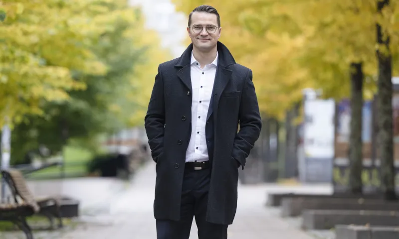 Jesse Järvinen puistossa