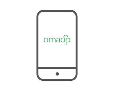 OmaSp logo kännykässä.