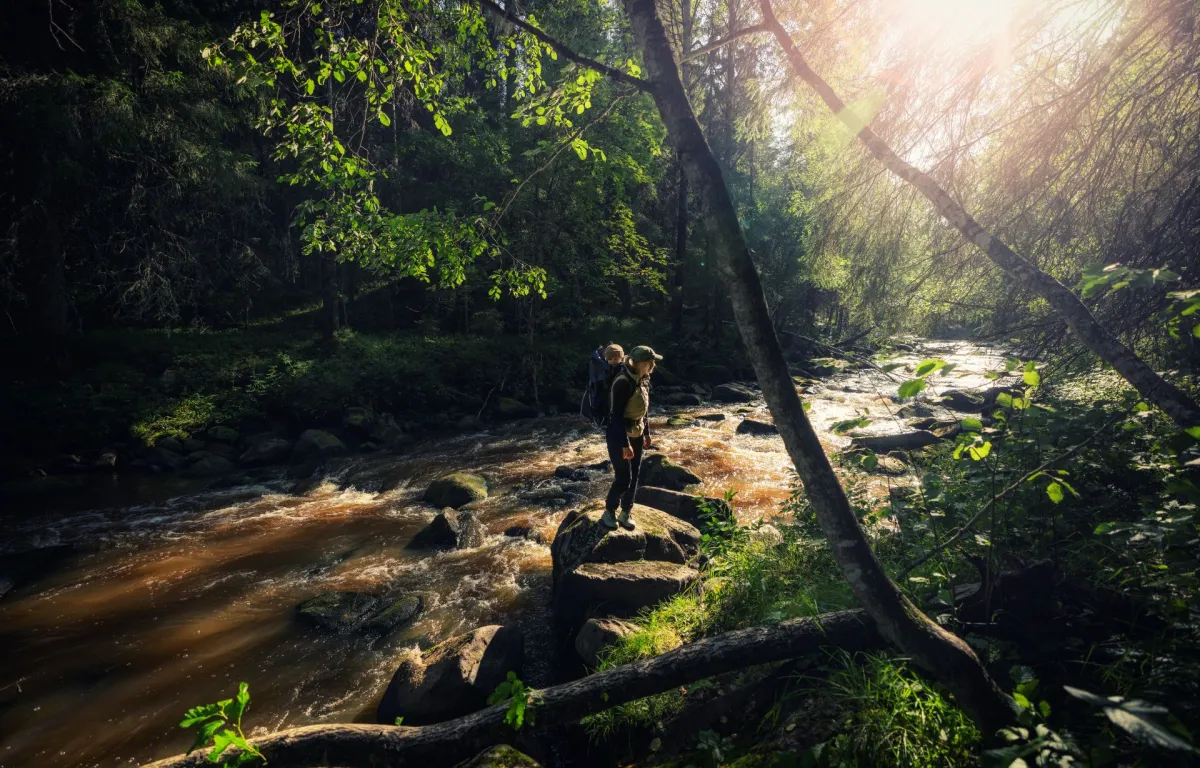 Puromaisema äiti ja lapsi